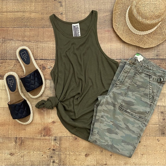 FREE PEOPLE Ribbed Swing Tank - Picture 2 of 11